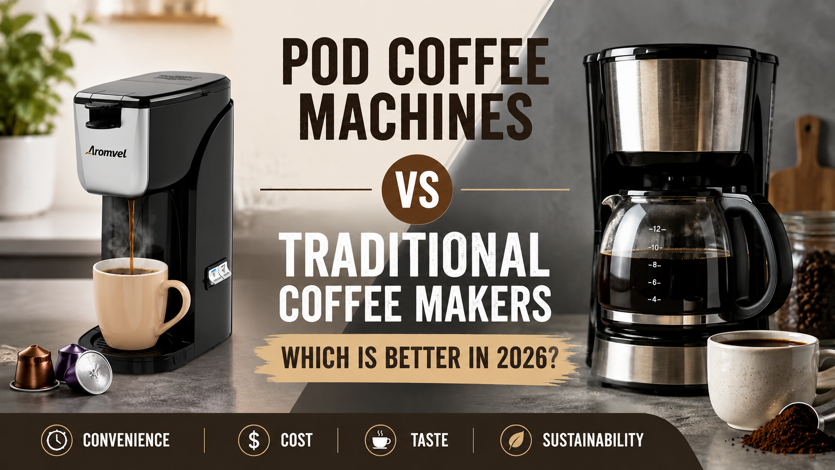 Pod Coffee Machines vs Traditional Coffee Makers: Which Is Better in 2026?